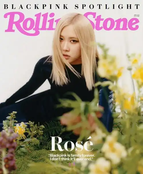 rosé朴彩英x滚石单人封面图释出