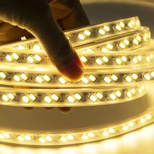 led灯带条套装10米三色变光家用客厅吊顶户外防水装饰软灯条220v