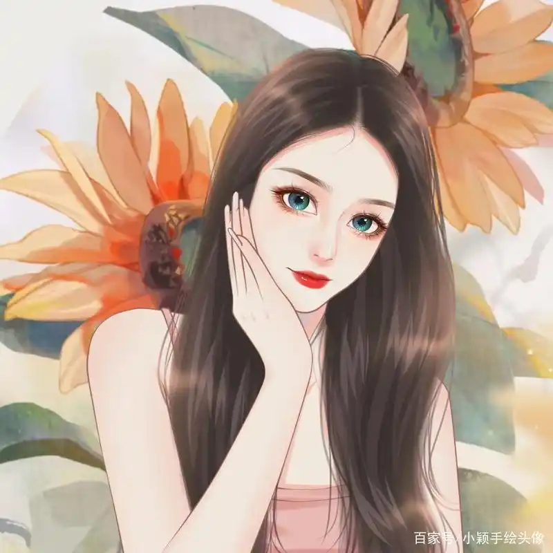精致女生头像,美好的季节,唯美的手绘漫画头像