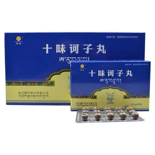 十味诃子丸*金诃 0.25g×15丸/板×4板/盒×2盒