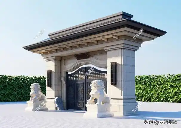 6款农村大门款式设计图纸款款高端大气