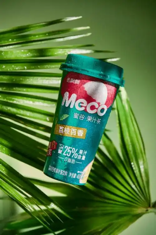 今夏必囤meco蜜谷果汁茶荔枝百香邀你开启清爽一夏