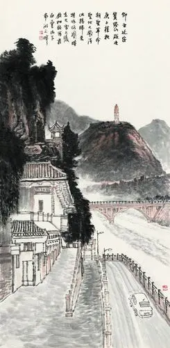 粤陕19位国画名家联展延安精神是初心之本力量之源