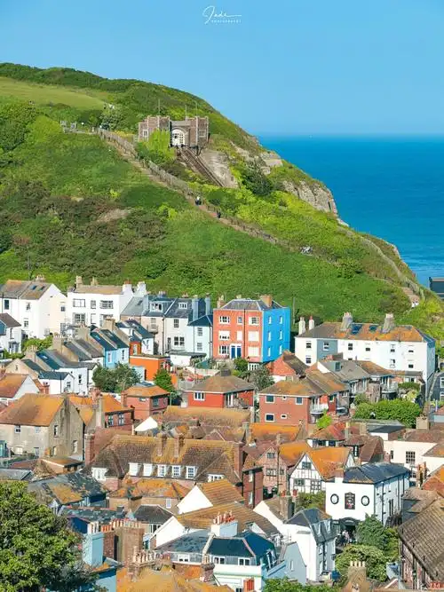 英国夏日海边小镇
