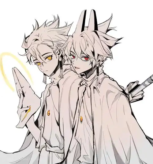 光遇龙卡cp头像 - 米画师