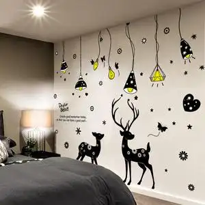 创意个性卧室房间墙壁装饰大学生宿舍寝室床头贴画墙贴纸壁纸自粘