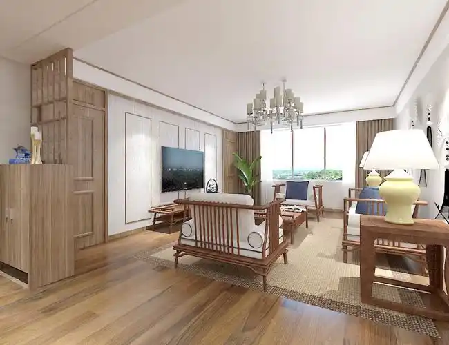 现代简约风格客厅效果图案例_2022装修效果图-齐家网装修图片频道