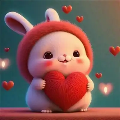 2023兔年头像精选 可爱吉祥好运的喜庆兔子_节日头像_头像控