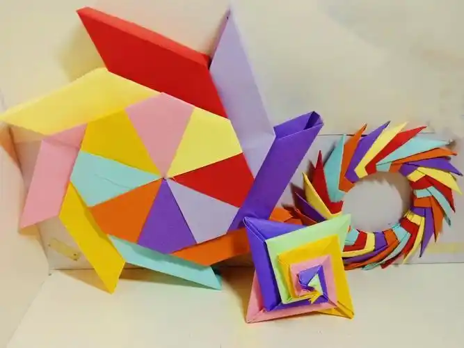 可以变形的伸缩折纸