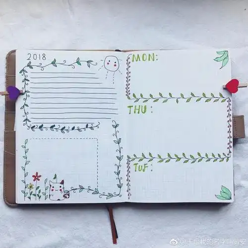 创意 手帐 一期彩绘手帐