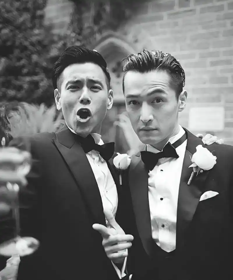 袁弘这场婚礼赢麻了!还有谁能凑齐这么帅的伴郎团吗!