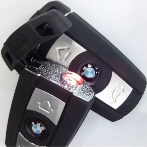 宝马车钥匙/usb充电打火机/创意防风/电子点烟器 200