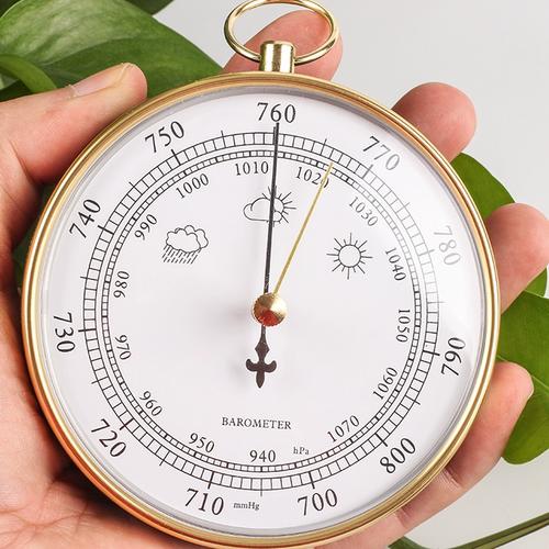 大气压表钓鱼大气压力表高精度家用晴雨表带挂钩手持式船用