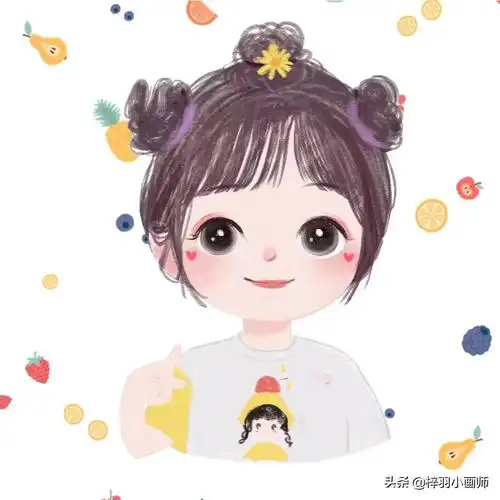 小朋友图片卡通可爱简笔画,萌娃卡通头像 呆呆萌萌最可爱