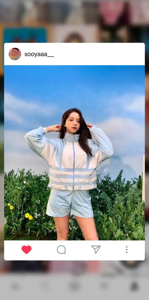 金智秀ins图片壁纸