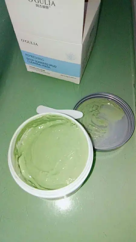 深海藻泥清洁面膜保湿补水控油收毛孔紧致去角质去黑头修护学生