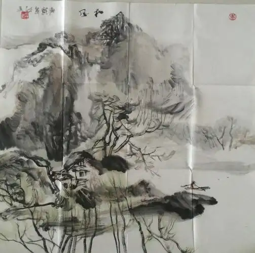 吴烈民-山水-南京兴艺斋画廊