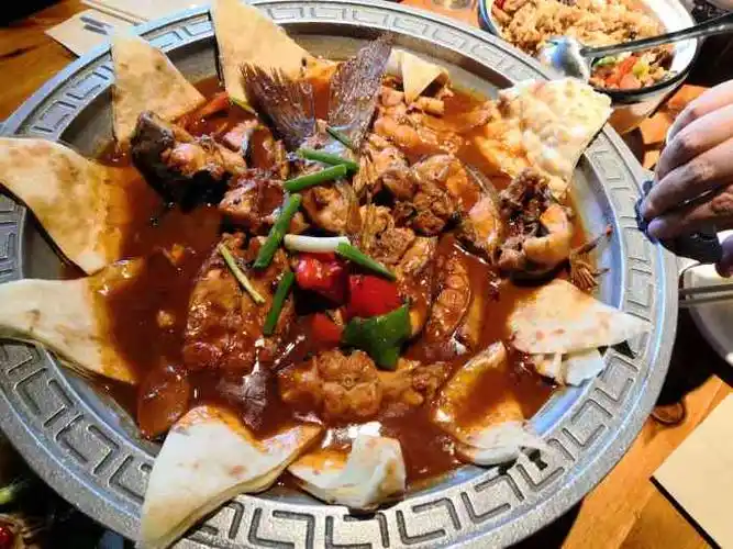 四间房私房菜(津围公路店)-"味道不错,园区口总来的饭馆,烧烤也能点,.