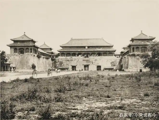 清朝故宫老照片,那时候的故宫很多和现在不一样