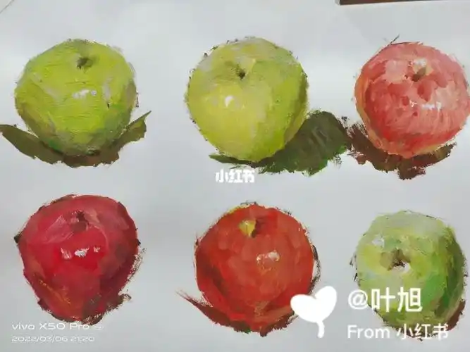 上海美术联考水粉苹果单体练习