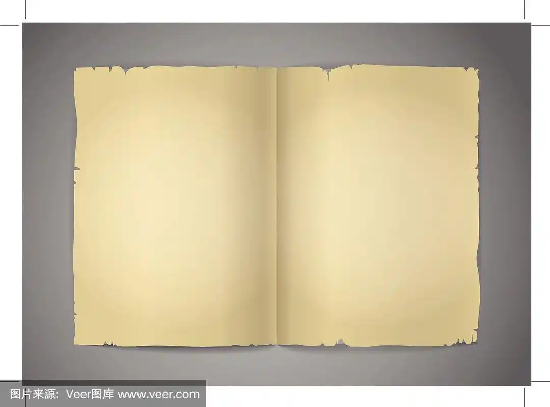 空白破解书籍页矢量模板的内容