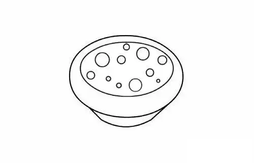 蛋挞简笔画画法步骤及图片大全