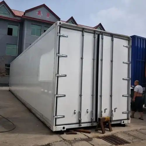 厂家定做东风天锦9米翼开启车厢 7米厢货车车厢 小型展翼集装箱