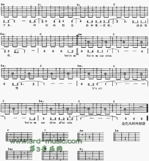 becauseofyou吉他谱