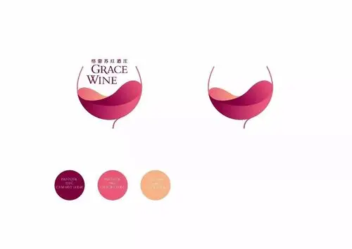 格雷苏红酒庄 logo创意设计-梅花网