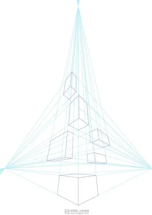 动漫插画基础——三点透视练习