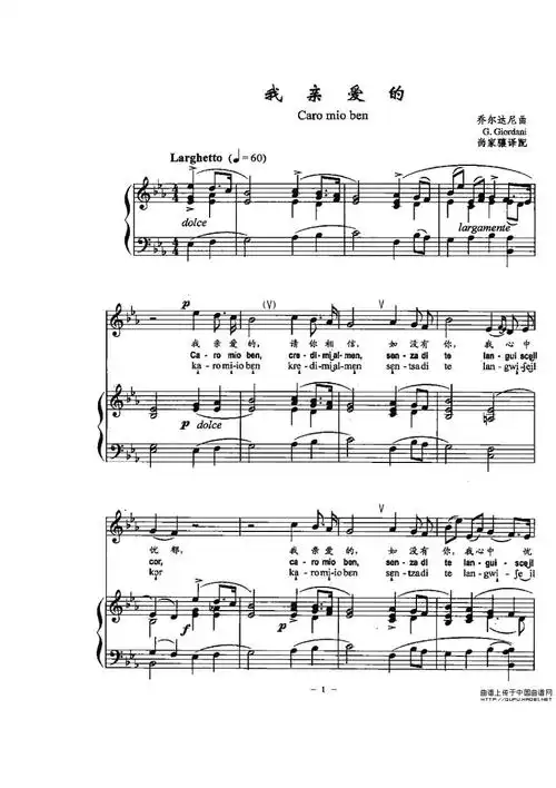 我亲爱的意大利正谱