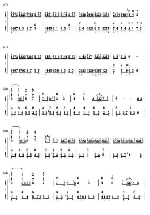 花之舞简谱-虫虫乐谱