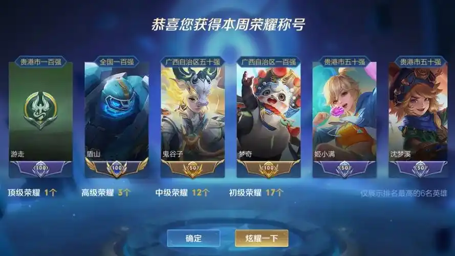 这个赛季拿了六次小国盾山,圆满结束了#国服盾山#国标 - 抖音