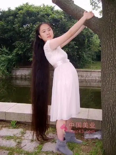 山东青岛长发女冯梦娇1.8米长发回顾