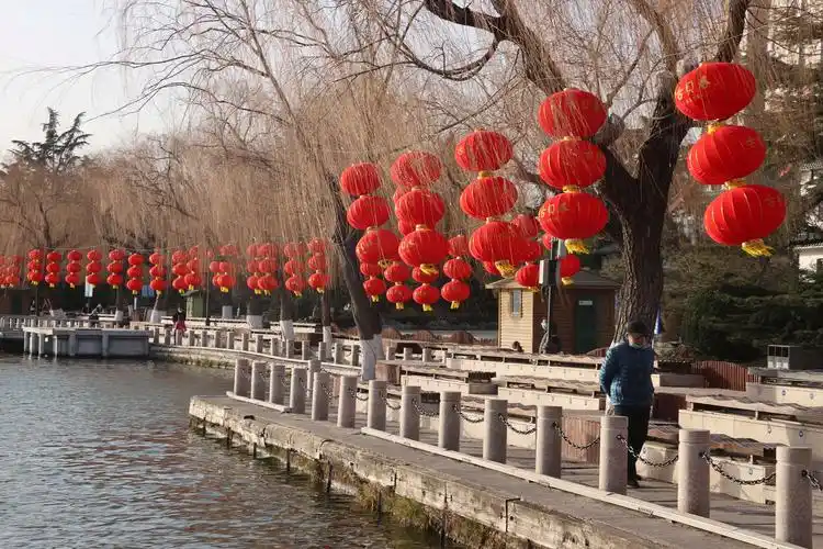 大红灯笼高高挂喜气洋洋迎新春