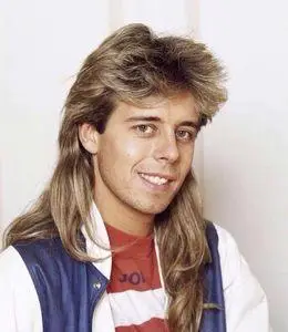 帽子假发男嘻哈歌手发型日常头型小卷朋克吉他摇滚风长卷发高温丝