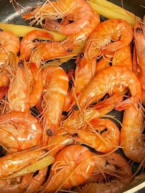 解乡愁白灼游水虾