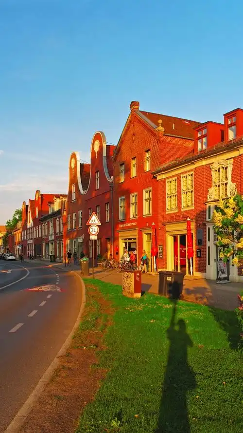 德国,波茨坦,街道,城市,建筑物 iphone 桌布