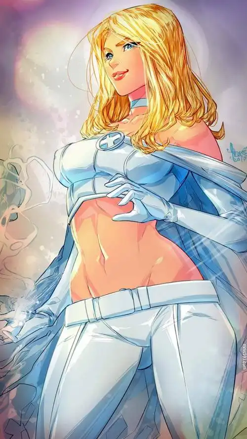 漫威x战警超级英雄白皇后emma frost超性感图片手机壁纸(4)