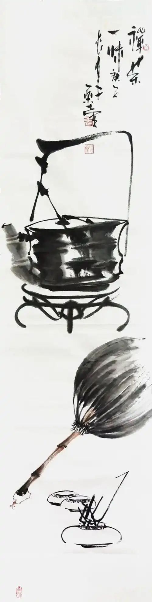 新时代杰出艺术家——张卫星茶壶禅意国画