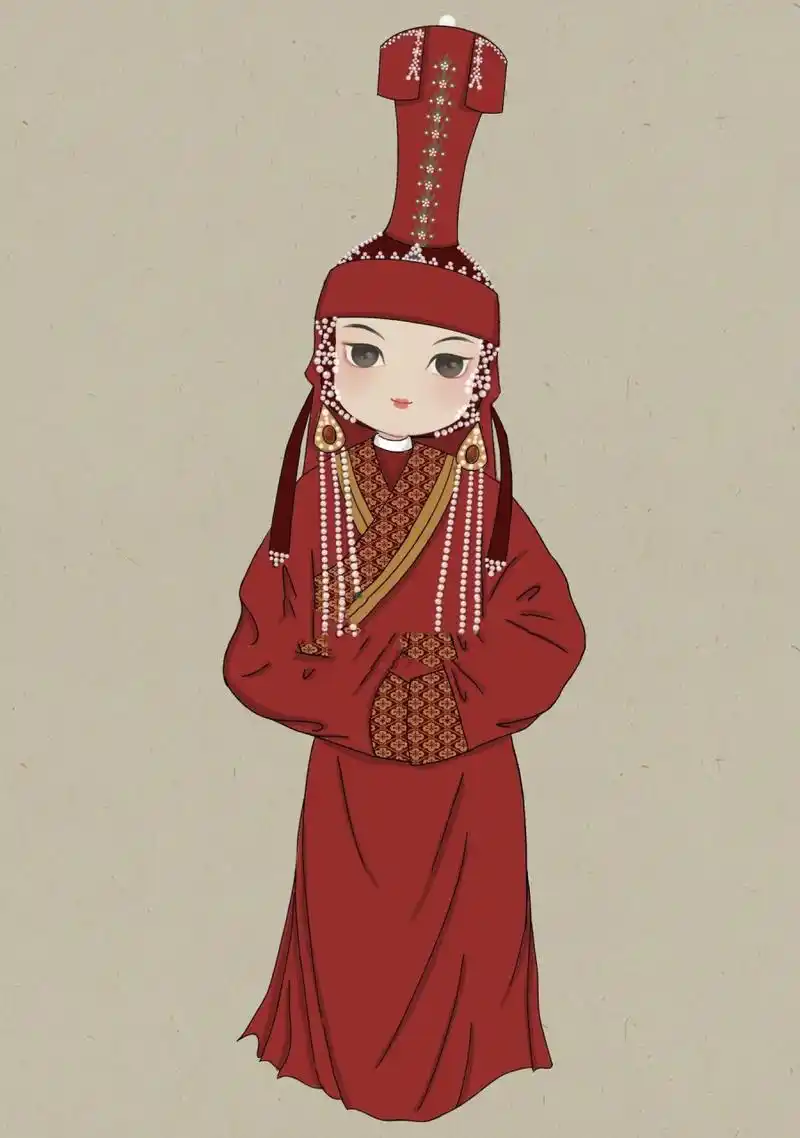 元朝服饰篇:万里隐大漠,忽绽野生花.