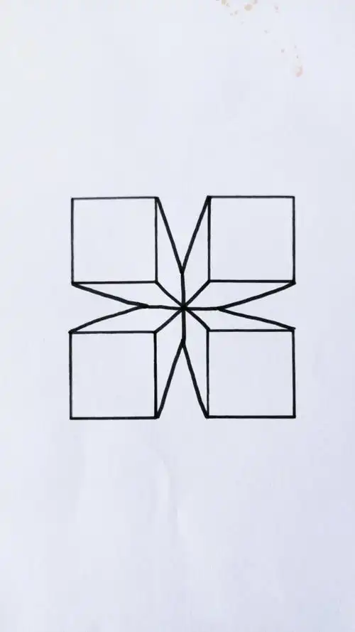 画画原来如此简单#立体图形这样画