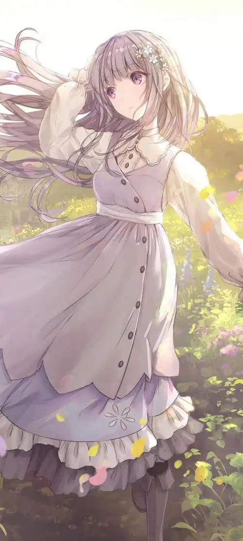 清纯动漫二次元少女清新魅力动人户外诱人写真,高清图片,手机壁纸