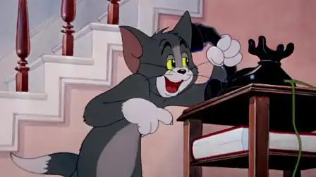 汤姆翻开书,打电话请了灭鼠公司的人