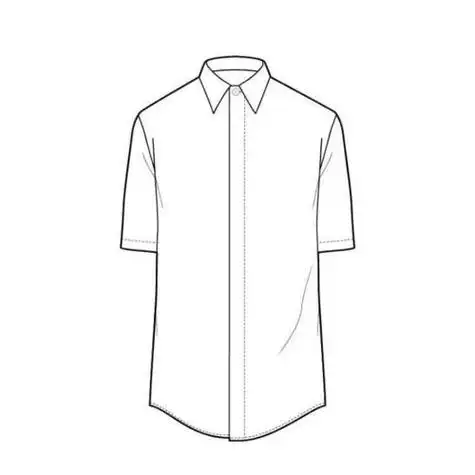 衬衫的画法简笔画教程1分钟简笔画长袖衬衫的画法详细步骤简单漂亮一