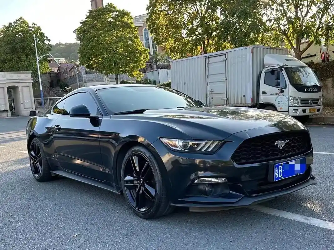 58个.粤b 深圳户 17年福特野马(进口)2.3t性能 - 抖音