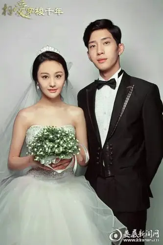 井柏然,郑爽婚纱照1