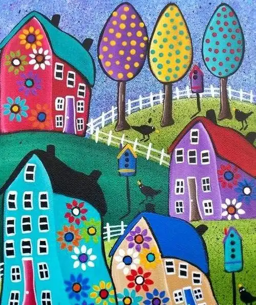 儿童风景画素材分享