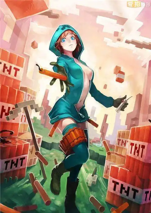 我的世界骷髅娘