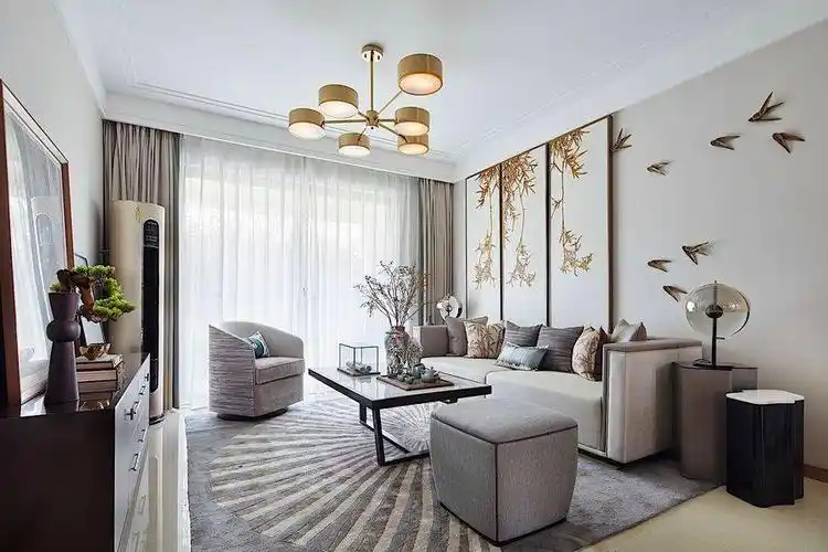 我家的110㎡新中式风格样板房,亲戚朋友都夸好看,入住前先晒晒